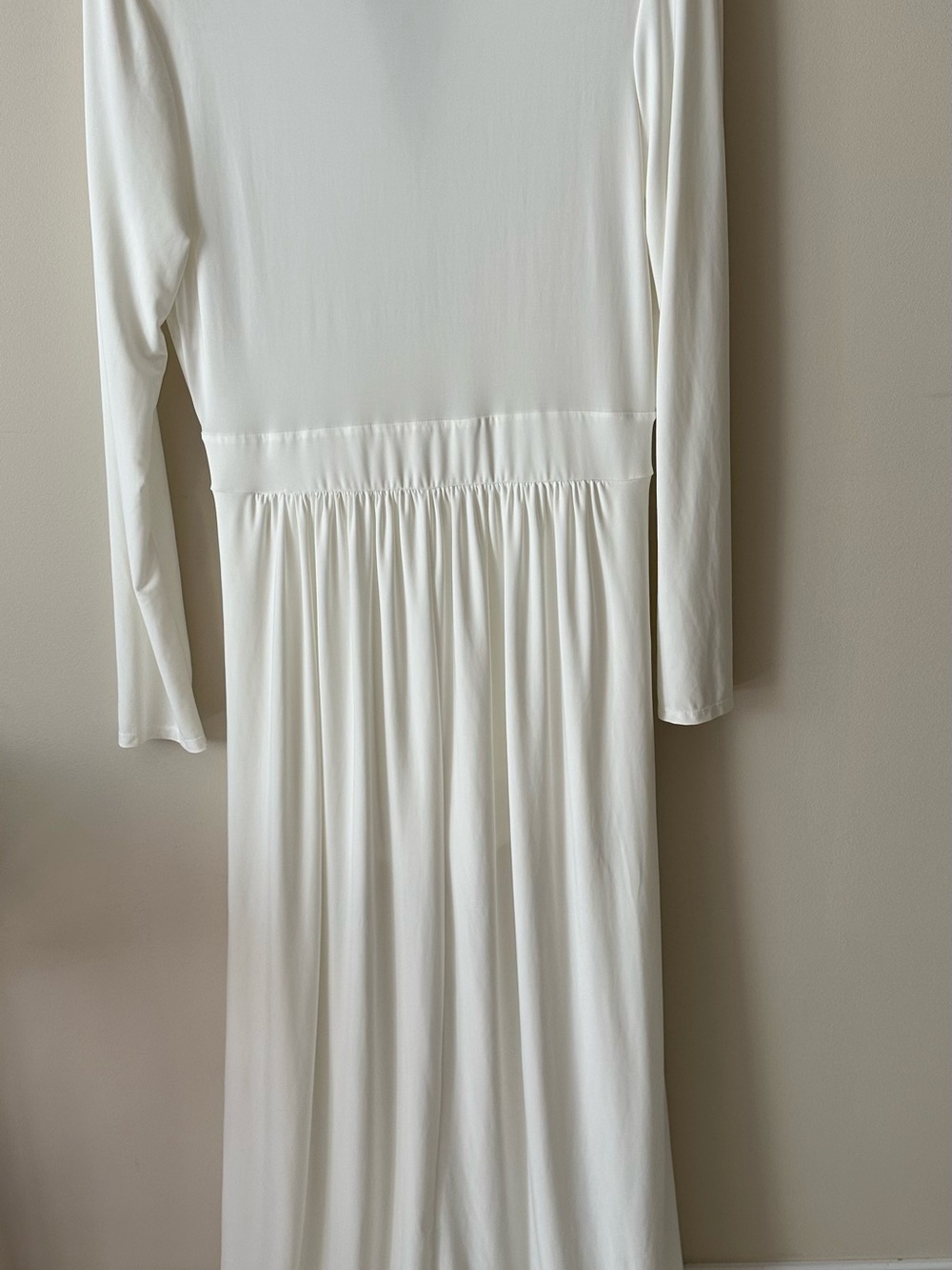 Fashion Nova Cream Maxi Dress Romper - Picture 2 of 8